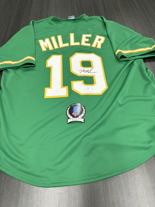 Mason Miller Signed Oakland Athletics Custom Jersey Beckett COA