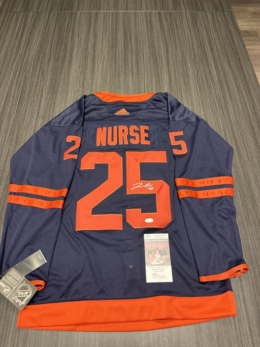 Darnell Nurse Signed Edmonton Oilers Jersey JSA COA