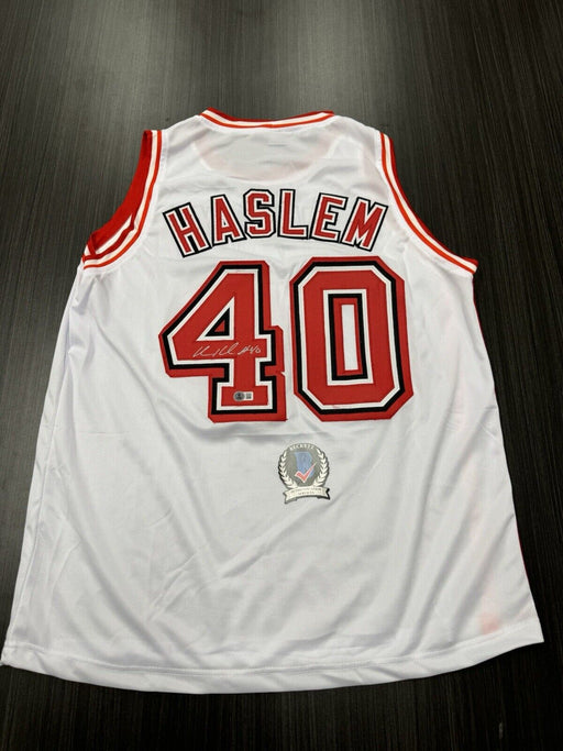 Udonis Haslem Signed Miami Heat Jersey Beckett COA