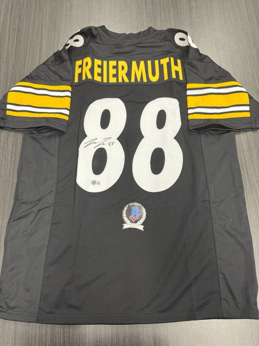 Pat Freiermuth Signed Pittsburgh Steelers Custom Jersey Beckett COA