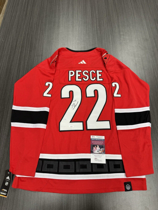 Brett Pesce Signed Carolina Hurricanes Jersey JSA COA