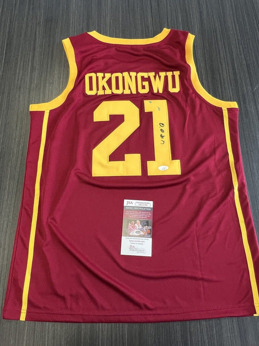 Onyeka Okongwu Signed USC Trojans Jersey JSA COA