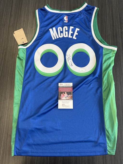 Javale McGee Signed Dallas Mavericks Jersey JSA COA