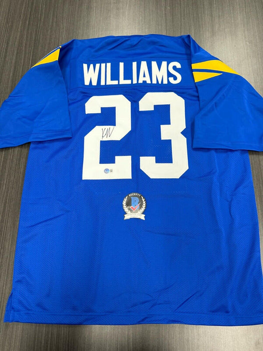 Kyren Williams Signed Los Angeles Rams Custom Jersey Beckett COA