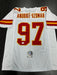 Felix Anudike Uzomah Signed Kansas City Chiefs Custom Jersey Beckett COA