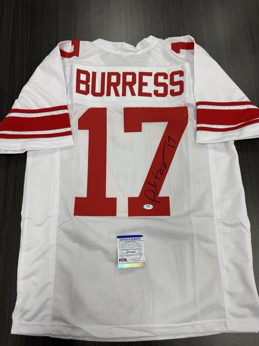 Plaxico Burress Signed New York Giants Custom Jersey JSA COA
