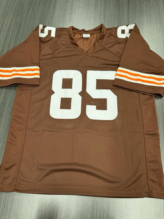 David Njoku Signed Cleveland Browns Custom Jersey Beckett COA