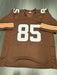 David Njoku Signed Cleveland Browns Custom Jersey Beckett COA