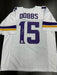 Josh Dobbs Signed Minnesota Vikings Custom Jersey JSA COA