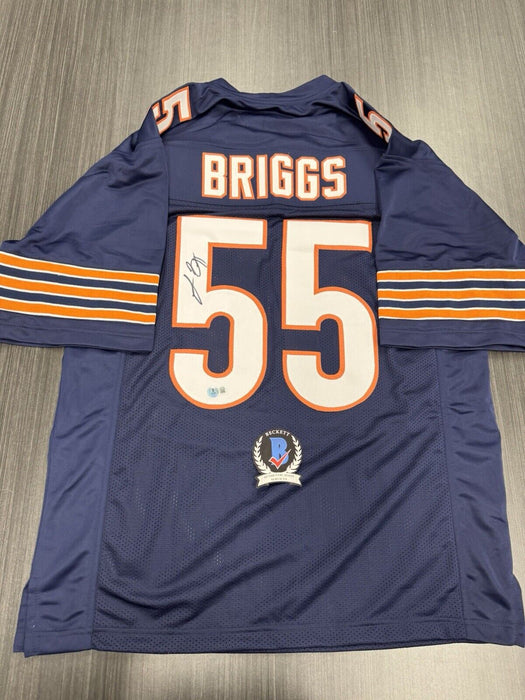 Lance Brings Signed Chicago Bears Custom Jersey Beckett COA
