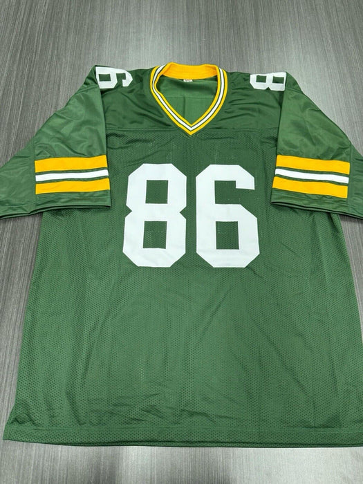 Antonio Freeman Signed Green Bay Packers  Custom Jersey Beckett COA