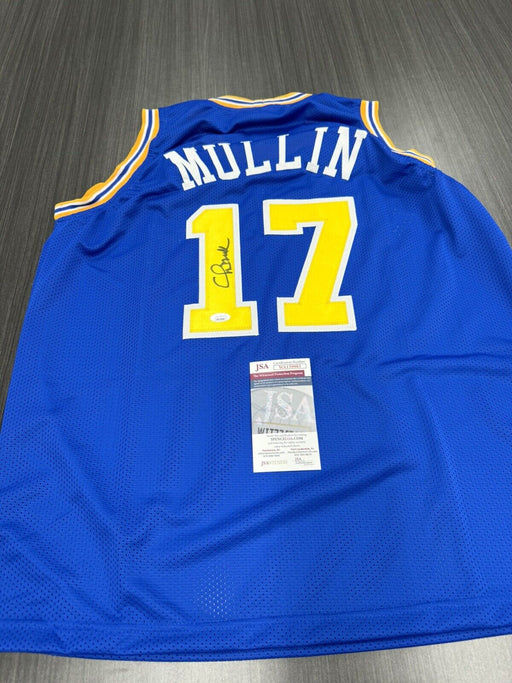 Chris Mullin Signed Golden State Warriors Custom Jersey JSA COA