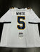 Pat White Signed West Virginia Mountaineers Custom Jersey JSA COA