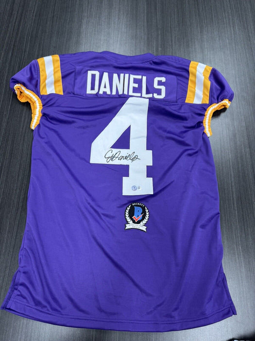 CJ Daniels Signed LSU Tigers Custom Jersey Beckett COA