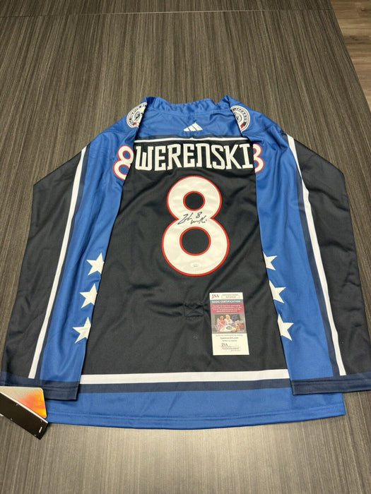 Zach Werenski Signed Columbus Blue Jackets Jersey JSA COA