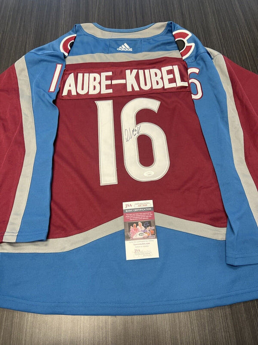 Nicholas Aube Kubel Signed Colorado Avalanche Jersey JSA COA