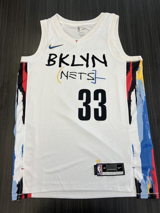 Nicholas Claxton Signed Brooklyn Nets Jersey JSA COA