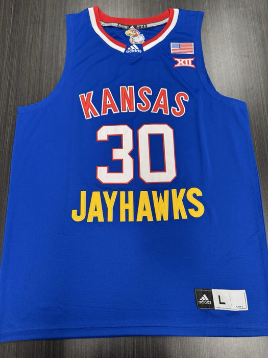 Ochai Agbaji Signed Kansas Jayhawks Jersey JSA COA