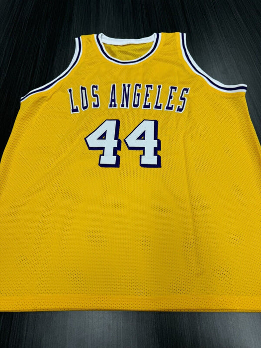 Jerry West Signed Los Angeles Lakers Custom Jersey JSA COA