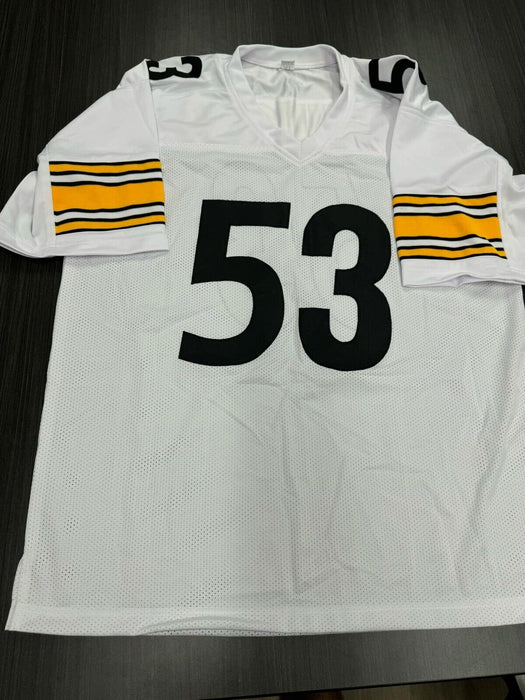 Maurkice Pouncey Signed Pittsburgh Steelers Custom Jersey JSA COA