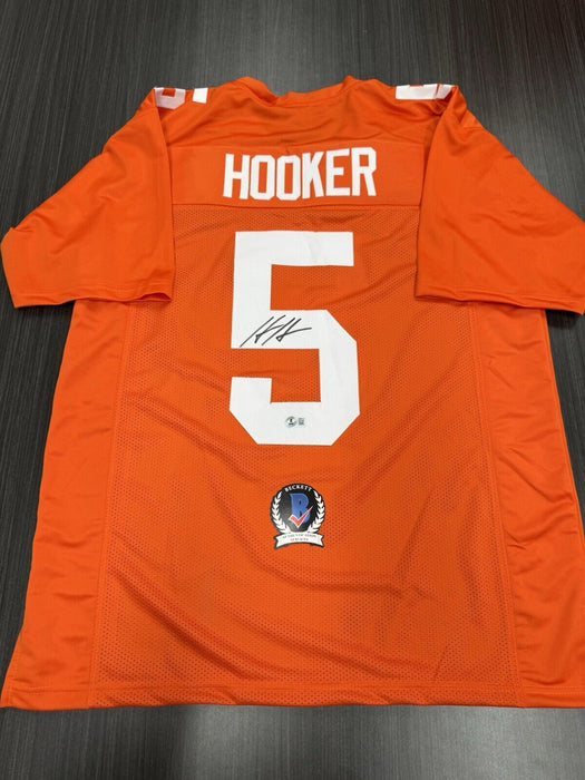 Hendon Hooker Signed Tennesee Volunteers Custom Jersey Beckett COA