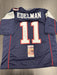 Julian Edelman Signed New England Patriots Custom Jersey JSA COA