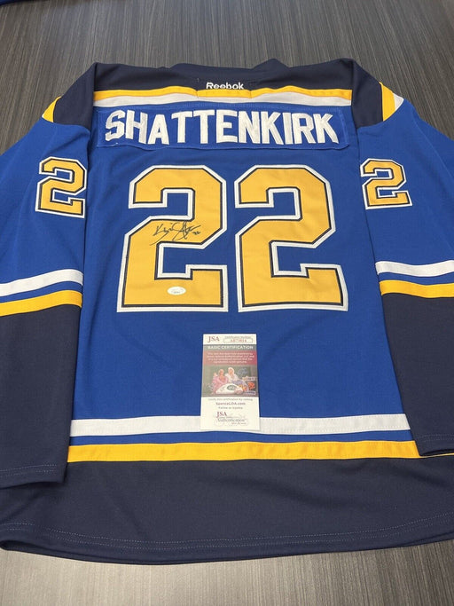 Kevin Shattenkirk Signed St. Louis Blues Jersey JSA COA