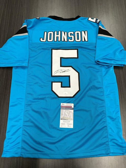 Diontae Johnson Signed Carolina Panthers Custom Jersey JSA COA