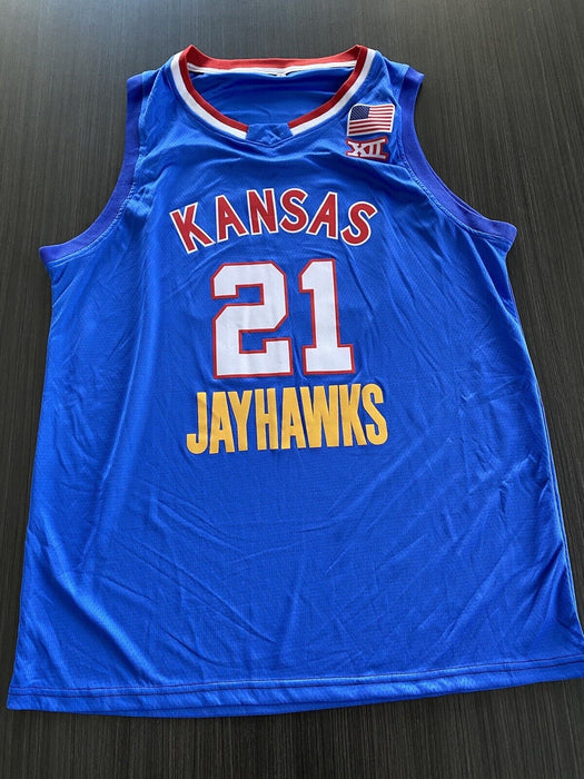 Markieff Morris Signed Kansas Jayhawks Jersey JSA COA