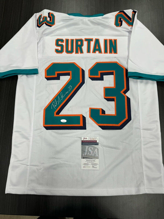 Patrick surtain Signed Miami Dolphins Custom Jersey JSA COA