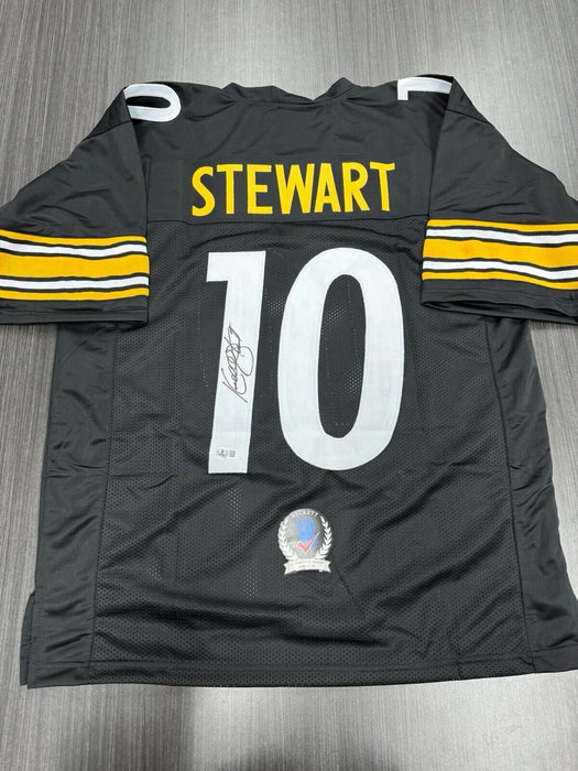 Kordell Stewart Signed Pittsburgh Steelers Custom Jersey Beckett COA