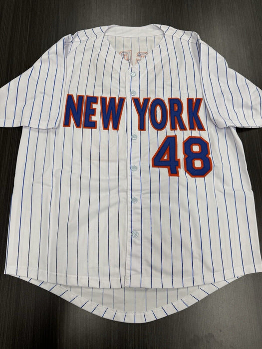 Jacob Degrom Signed New York Mets Custom Jersey JSA COA