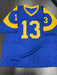Kurt Warner Signed St Louis Rams Custom Jersey Beckett COA 