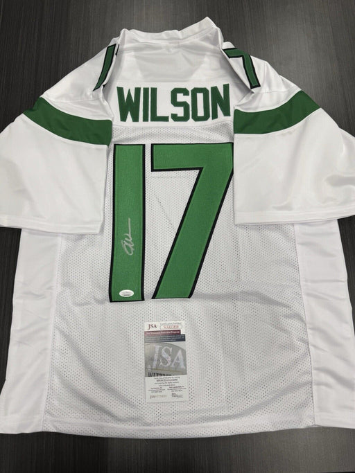 Garrett Wilson Signed New York Jets Custom Jersey JSA COA