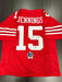 Jajuan Jennings Signed San Francisco 49ers Custom Jersey Beckett COA