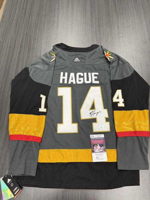 Nicolas Hague Signed Las Vegas Golden Knights Jersey JSA COA