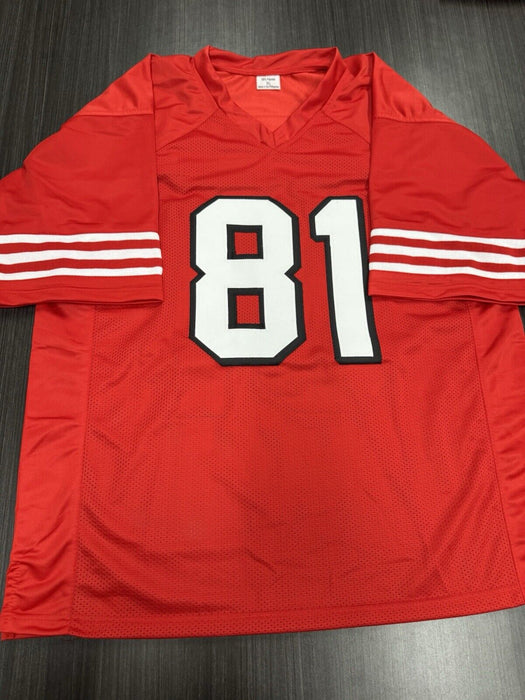 Ed McCaffrey Signed San Francisco 49ers Custom Jersey Beckett COA