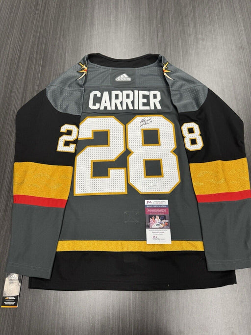 William Carrier Signed Las Vegas Golden Knights Jersey JSA COA