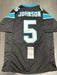 Diontae Johnson Signed Carolina Panthers Custom Jersey JSA COA