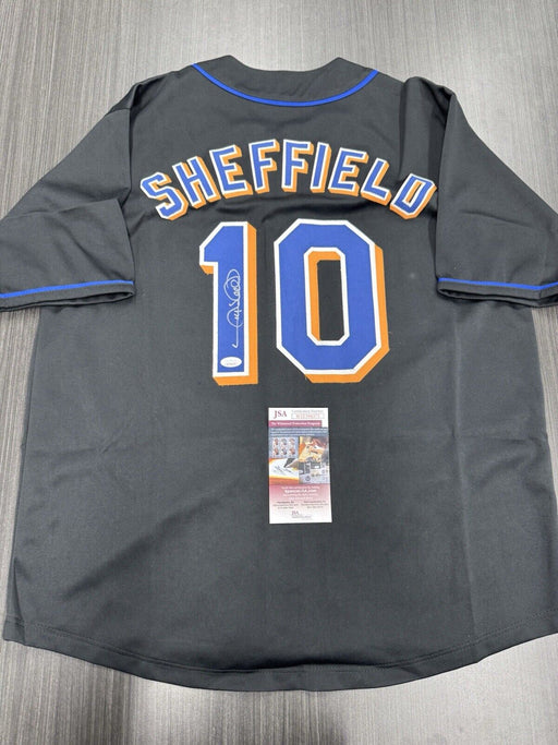 Gary Sheffield Signed New York Mets Custom Jersey JSA COA