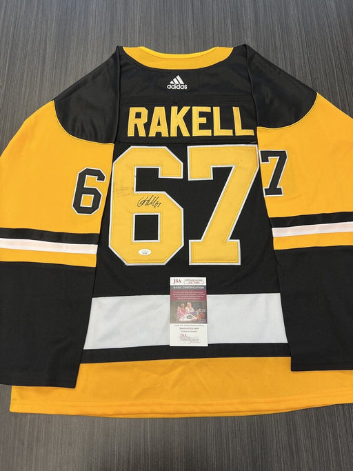 Rikard Rakell Signed Pittsburgh Penguins Jersey JSA COA