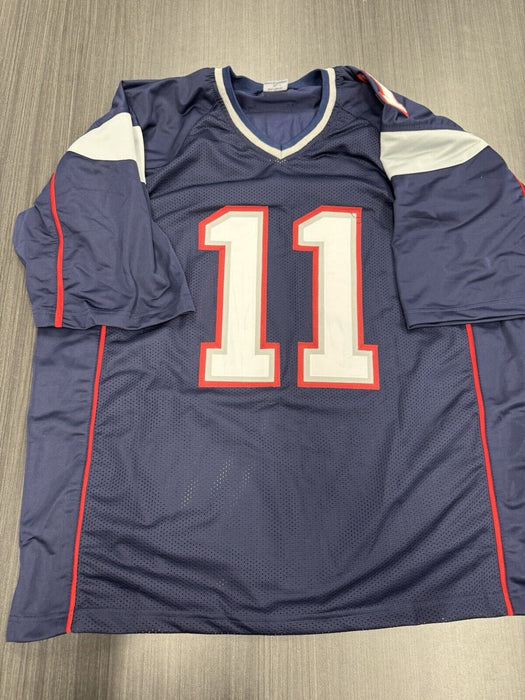 Julian Edelman Signed New England Patriots Custom Jersey JSA COA