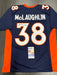 Jaleel McLaughlin Signed Denver Broncos Custom Jersey JSA COA