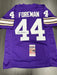 Chuck foreman Signed Minnesota Vikings Custom Jersey JSA COA