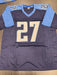 Eddie George Signed Tennesee Titans Custom Jersey Beckett COA