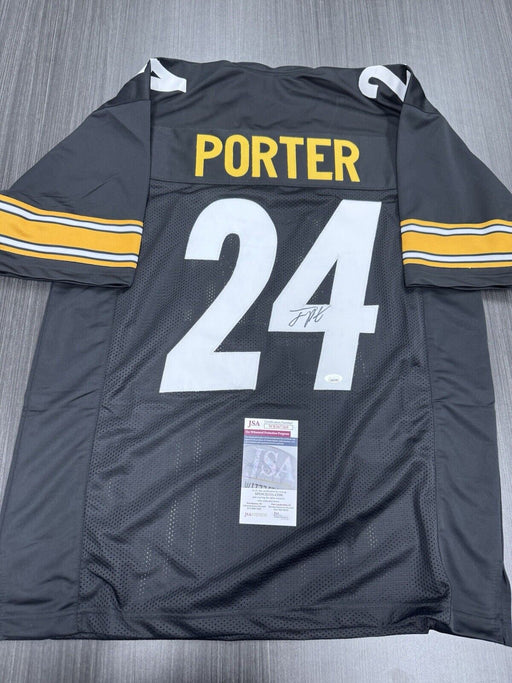 Joey Porter Jr Signed Pittsburgh Steeler Custom Jersey JSA COA