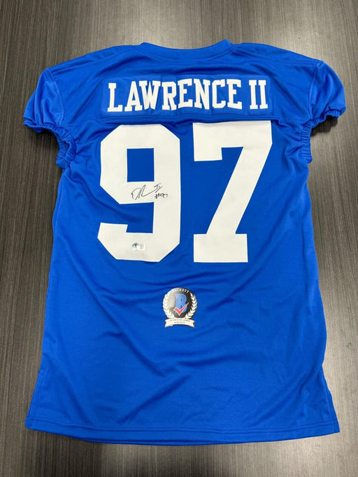 Dexter Lawrence Signed New York Giants Custom Jersey Beckett COA