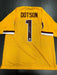 Jahan Dotson Signed Washington Redskins Custom Jersey JSA COA