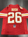 Deon Bush Signed Kansas City Chiefs Custom Jersey Beckett COA