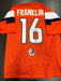 Troy Franklin Signed Denver Broncos Custom Jersey Beckett COA